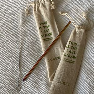 Jcrew reusable straws